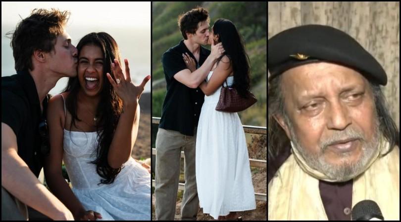 Mithun Chakraborty's adopted daughter Dishani locks lips with fiancé Myles Mantzaris; to get married on December 6