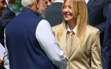G7 Summit: PM Modi greets Meloni, smiles next to Trump during leaders' photo-op