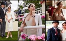 Sara Ali Khan exudes royalty in ivory plunging-neckline outfit; poses with Superman star Henry Cavill at Longines event