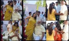 Creepy, cringe: Niharika Konidela looks uncomfortable as director wraps arm around her waist; pulls Keerthy Suresh closer