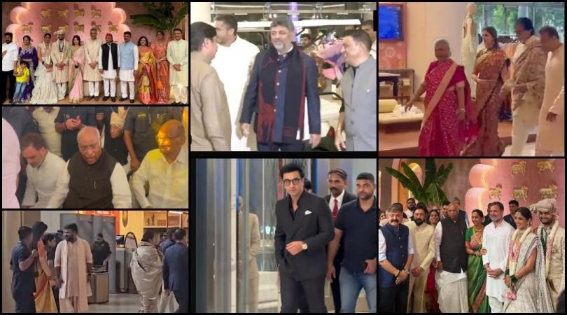 Supriya Sule's daughter's wedding: Amitabh-Jaya-Shweta Bachchan with Anil Ambani; Shivakumar, Rahul Gandhi, Adanis to Ambanis attend, Abhishek Bachchan skips Supriya Sule's daughter's wedding: Amitabh-Jaya-Shweta Bachchan with Anil Ambani; Shivakumar, Rahul Gandhi, Adanis to Ambanis attend, Abhishek Bachchan skips