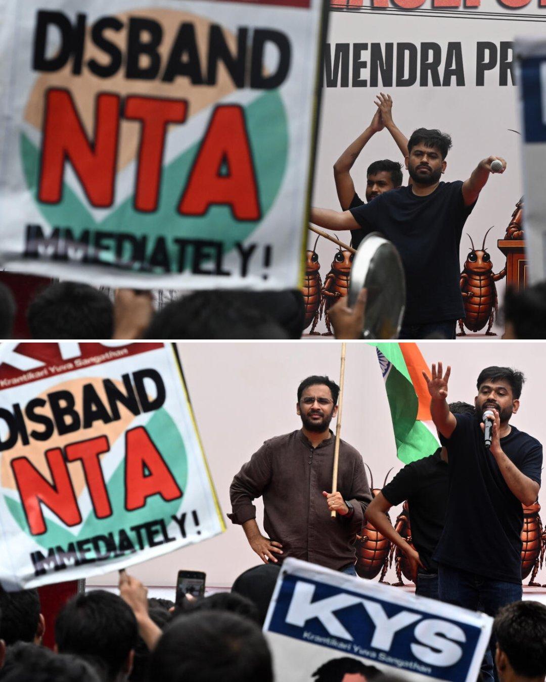 CJP's Jantar Mantar protest declared 'illegal' after deadline; Abhijeet Dipke seeks Dharmendra Pradhan's resignation