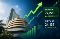Sensex, Nifty trade higher in early deals amid easing West Asia tensions