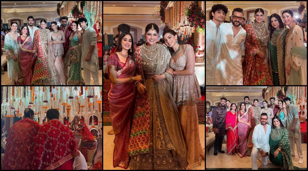 Anshula Kapoor's wedding festivities begin with a spiritual Mata Ki Chowki and jagran night; Janhvi, Khushi and Arjun Kapoor by her side