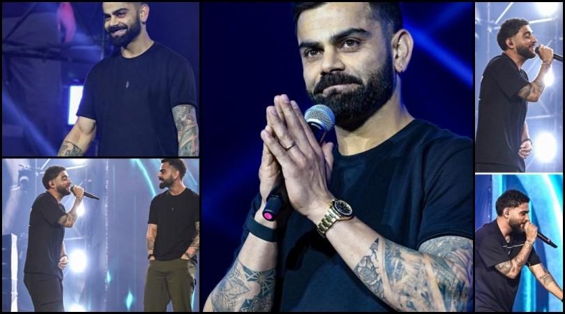 Virat Kohli launches One8 with Karan Aujla; gets emotional remembering late father, prices new shoes at ₹9,230 Virat Kohli launches One8 with Karan Aujla; gets emotional remembering late father, prices new shoes at ₹9,230