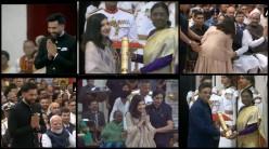 Padma Awards: Alka Yagnik struggles to walk, helpers hold her, touches PM Modi's feet; Rohit Sharma, Mammootty, R Madhavan receive honours