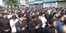 Shia Muslim mourners join Muharram procession in J&K's Srinagar