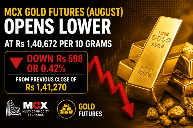 Gold Price Today: MCX Gold Opens 0.42% Lower at Rs 1,40,672 per 10 Grams Gold Price Today: MCX Gold Opens 0.42% Lower at Rs 1,40,672 per 10 Grams