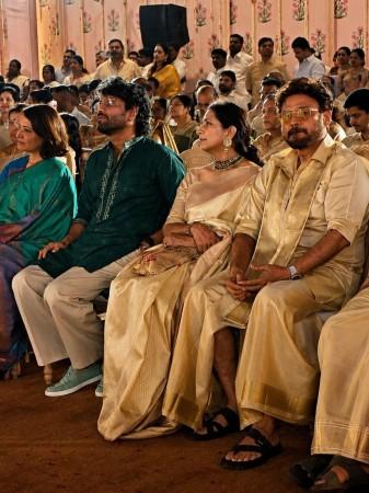Trisha Krishnan misses Vijay as he skips; Chiranjeevi, Anil Kapoor, Jackie Shroff wear vesti, mundu as they attend Khushbu Sundar's daughter's wedding in Goa