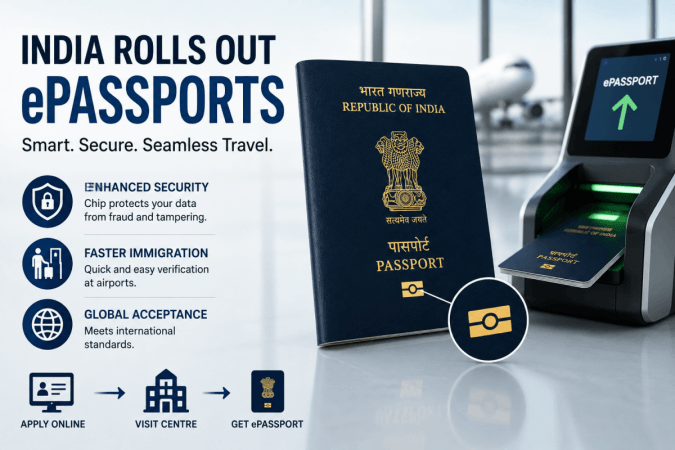 India Rolls Out Chip-Enabled ePassports: What They Are, Key Features and How to Apply India Rolls Out Chip-Enabled ePassports: What They Are, Key Features and How to Apply