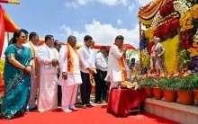 Karnataka govt celebrates Kempegowda Jayanti; CM Shivakumar launches 15-lakh sapling plantation drive