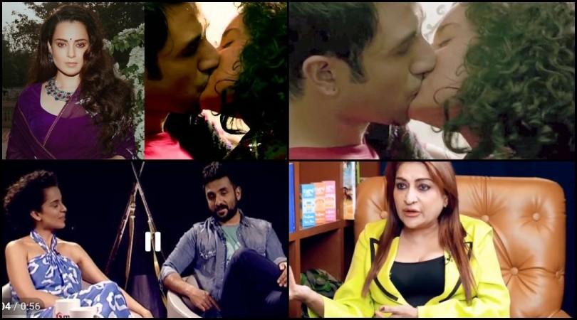 'Demonic sex fantasies': Kangana Ranaut thanks Vir Das, slams journalist Simi Chandoke's claim she injured his lip during intense kiss scene