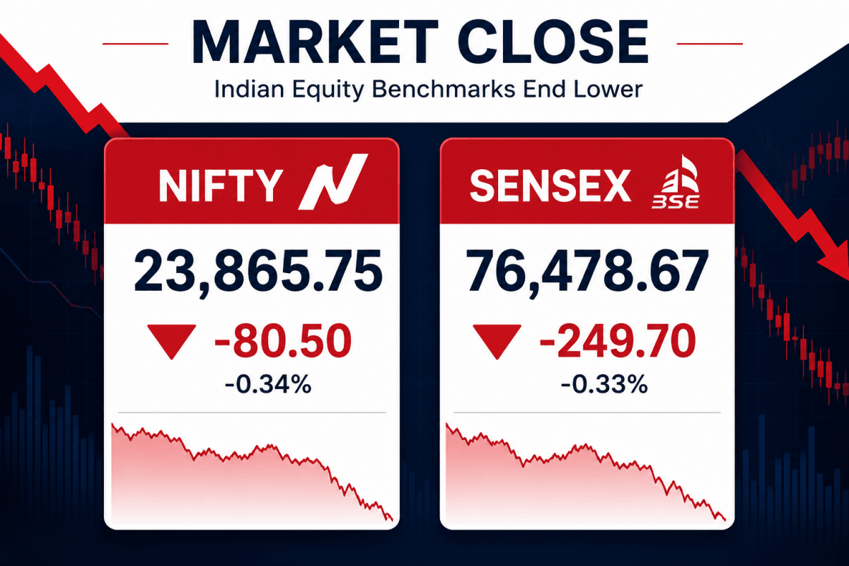 Markets close lower: IT stocks weigh on Nifty, Sensex ahead of key US-Iran talks