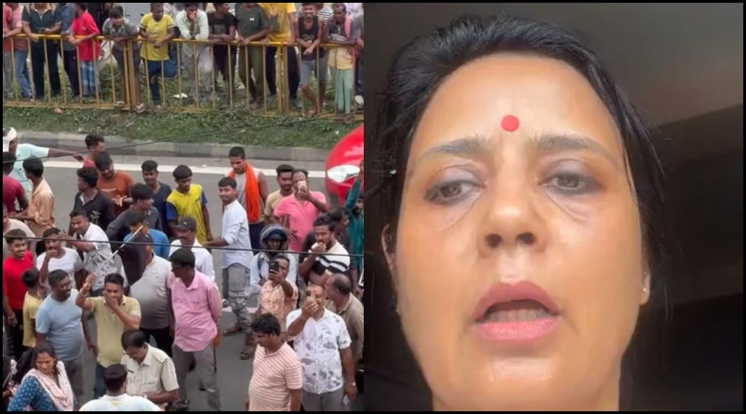 Eggs, stones and shoes hurled at Mahua Moitra's Krishnanagar office; TMC MP alleges BJP goons behind attack