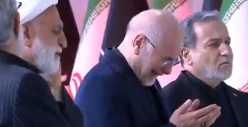 Khamenei's farewell: Iranian Speaker Ghalibaf, FM Araghchi break down in tear