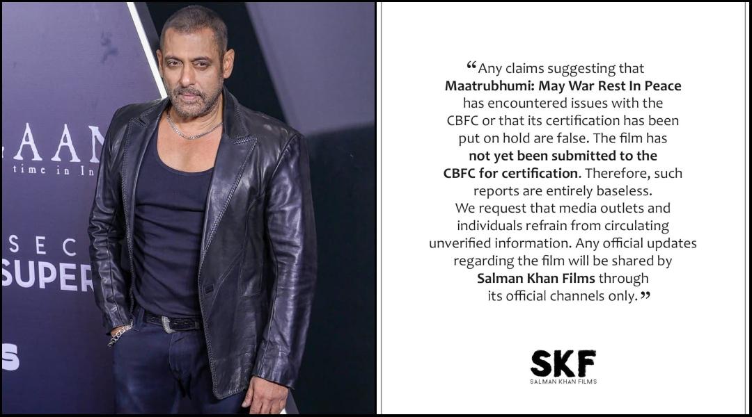 Maatrubhumi in trouble? Salman Khan Films denies CBFC issue reports; fans say, 'Release it on OTT'