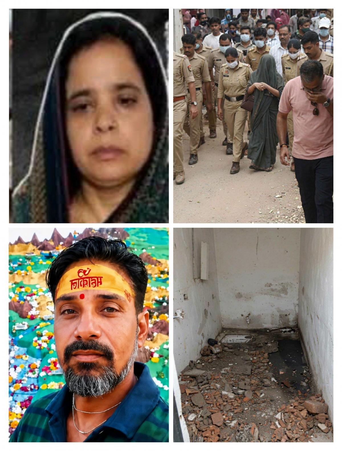 Agra Horror: Woman Held for Murdering Husband, Hiding Body Under Concrete Bathroom Floor