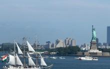 Lokayan 2026: INS Sudarshini reaches New York port, Tricolour flies high over Hudson river