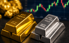 Gold steady, silver slips as easing Fed rate hike expectations, lower crude prices support bullion