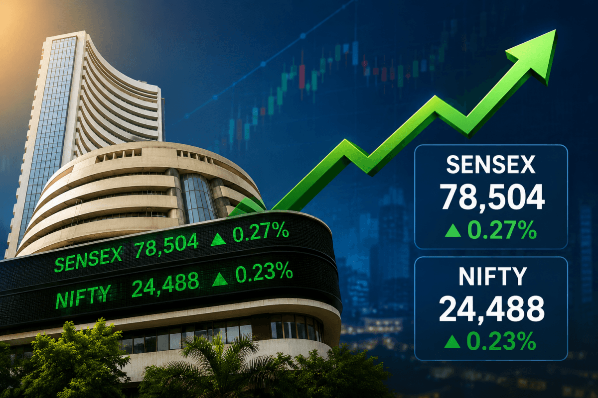 Indian markets gain in early trade; Sensex rises over 200 points