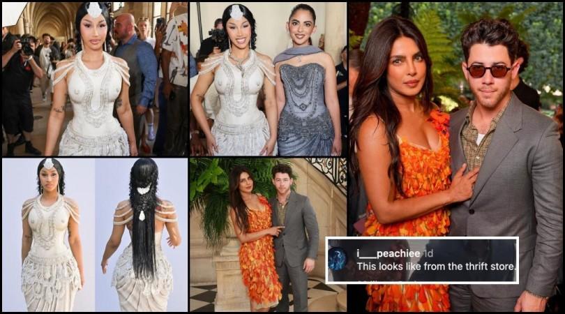Priyanka Chopra gets fat-shamed for wearing orange Dior outfit; Isha Ambani, Cardi B stun in Devi couture at Paris Haute Couture Week