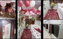 HONEYMOON SUITE: Indian Railways suspends ticket checker after newlywed couple's decorated First AC coupe goes viral