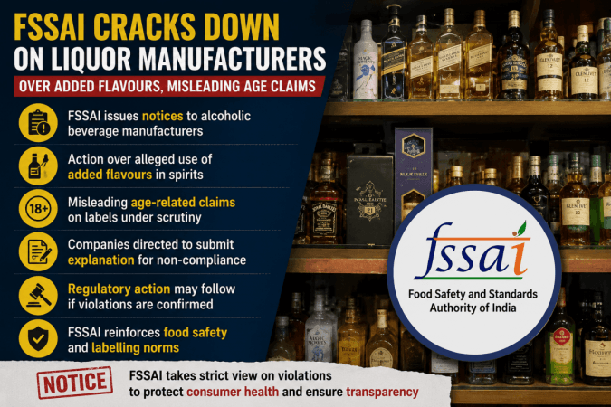 FSSAI Flags Misleading Age Labels, Added Flavours in Alcoholic Beverages