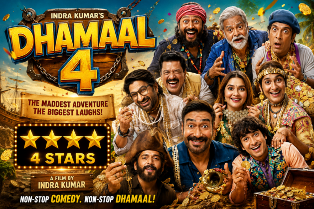 Dhamaal 4 Movie Review: Ajay Devgn Leads a Chaotic, Hilarious Treasure