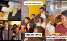 Raghav Juyal lifts Shehnaaz Gill, makes her sit in car; duo walk hand-in-hand as Aryan Khan hides in lift; trips while walking; gets mobbed at party