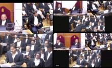 'Mr judicial servant, I order you...': Litigant disrupts Supreme Court, hurls papers, abuses CJI