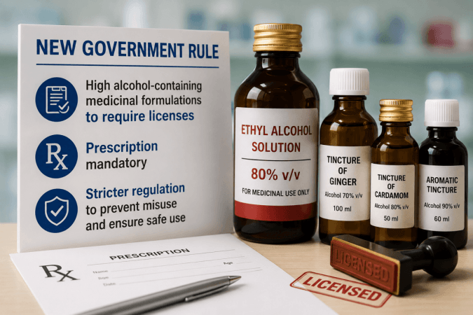 High alcohol-containing formulations to require licenses, prescription: Govt