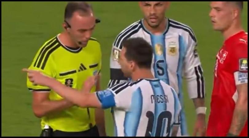 Lionel Messi's Heated Exchange With Referee During Argentina vs Switzerland Goes Viral At FIFA World Cup 2026 QF