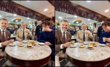 Christopher Nolan, Tom Holland And Matt Damon Sip Chai At A 108-Year-Old Iconic Restaurant In Mumbai
