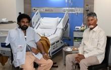 Chandrababu Naidu Visits Pawan Kalyan in Mumbai Hospital After Successful Shoulder Surgery
