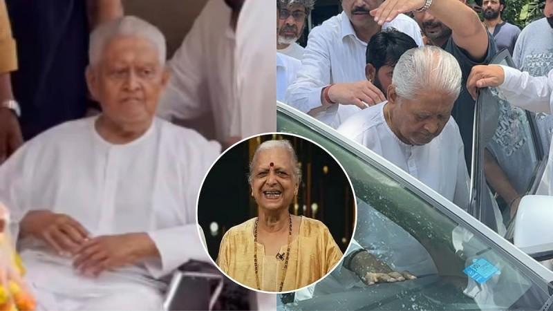Wheelchair-Bound Pyarelal Bids Final Goodbye To Wife Sunila Sharma At Funeral; Heartbreaking Visuals Surface Wheelchair-Bound Pyarelal Bids Final Goodbye To Wife Sunila Sharma At Funeral; Heartbreaking Visuals Surface