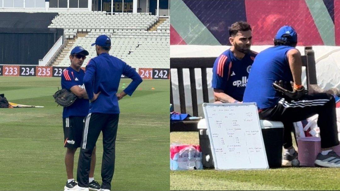 Virat Kohli & Gautam Gambhir Avoid Each Other During Practice Session Ahead Of 1st ODI Against England