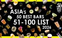 Asia's 50 Best Bars unveils the extended 51-100 list for 2026