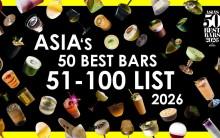 Asia's 50 Best Bars unveils the extended 51-100 list for 2026