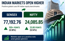 Sensex rises over 100 points, Nifty opens above 24,000 amid positive global markets