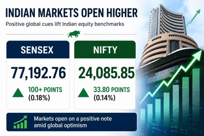 Sensex rises over 100 points, Nifty opens above 24,000 amid positive global markets Sensex rises over 100 points, Nifty opens above 24,000 amid positive global markets