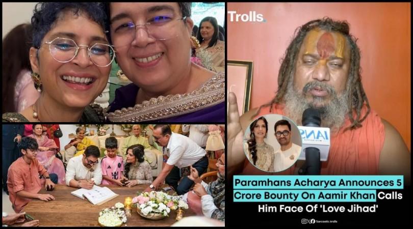 Aamir Khan reacts to 'love jihad' allegations over 3 marriages; says neither Gauri, Kiran nor Reena converted Aamir Khan reacts to 'love jihad' allegations over 3 marriages; says neither Gauri, Kiran nor Reena converted