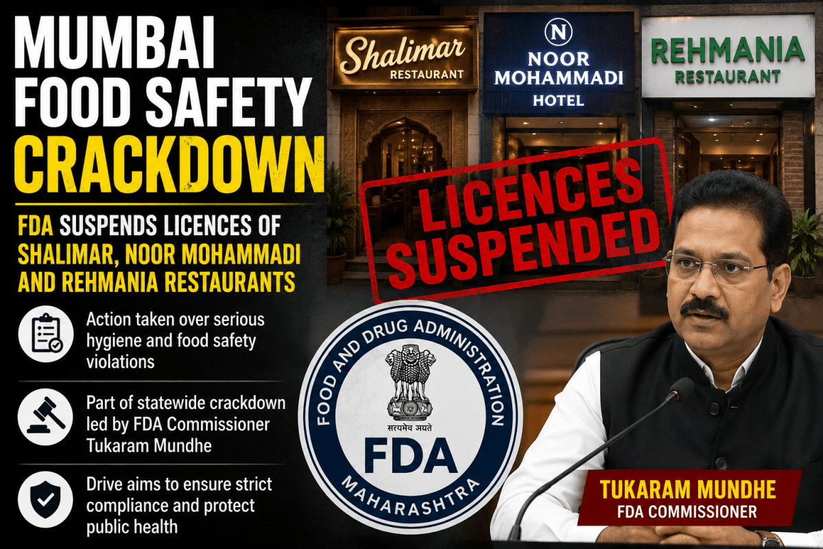 Mumbai food safety crackdown: FDA suspends licences of Shalimar, Noor Mohammadi and Rehmania restaurants