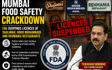 Mumbai food safety crackdown: FDA suspends licences of Shalimar, Noor Mohammadi and Rehmania restaurants