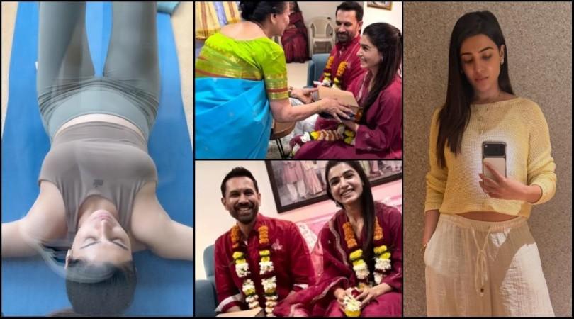 Pregnant Samantha Ruth Prabhu's baby shower: Did mom-to-be celebrate with Raj Nidimoru? Fact Check Pregnant Samantha Ruth Prabhu's baby shower: Did mom-to-be celebrate with Raj Nidimoru? Fact Check