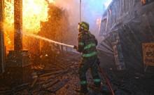 Several Kuwaiti firefighters and a civilian worker were injured while battling fires after Iranian strikes hit two locations in Kuwait on Saturday. The attacks also targeted a power and water desalination plant, disrupted airport operations, and prompted