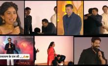 Ranbir Kapoor chants 'Jai Shri Ram', touches Sunny Deol, Kumar Vishwas' feet; Sai Pallavi struggles to speak Hindi at Ramayana launch