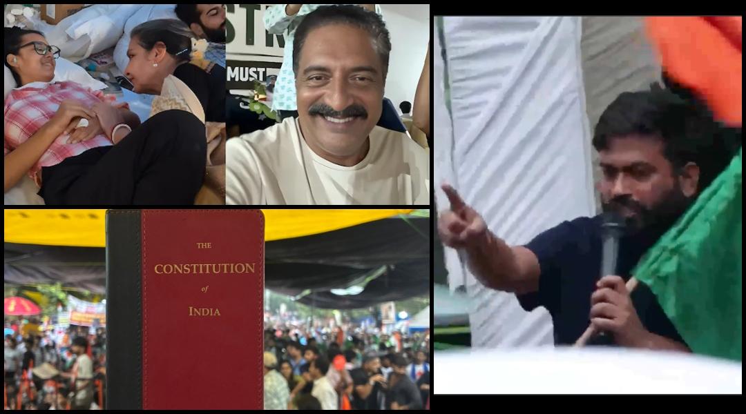 Section 163 imposed as thousands gather at Jantar Mantar for 'Chalo Sansad' march; Shabana Azmi, Prakash Raj express solidarity with CJP protesters