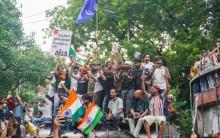Delhi Metro stations shut, heavy barricading as CJP protest intensifies; police help stranded ambulance pass