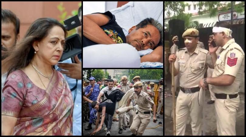 'Protest karne se koi kaam nahi hoga': Hema Malini speaks on CJP protest march, Shabana Azmi Falls Ill at CJP Protest in Delhi 'Protest karne se koi kaam nahi hoga': Hema Malini speaks on CJP protest march, Shabana Azmi Falls Ill at CJP Protest in Delhi