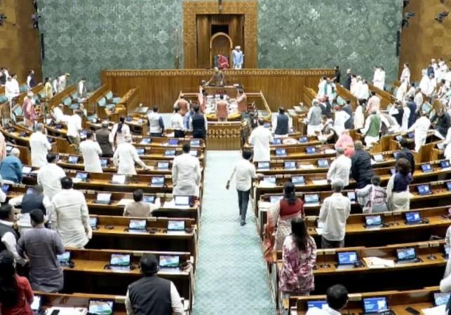 Rahul Gandhi, Opposition MPs meet Speaker Om Birla; seek Parliament discussion on NEET protest violence, paper leak Rahul Gandhi, Opposition MPs meet Speaker Om Birla; seek Parliament discussion on NEET protest violence, paper leak